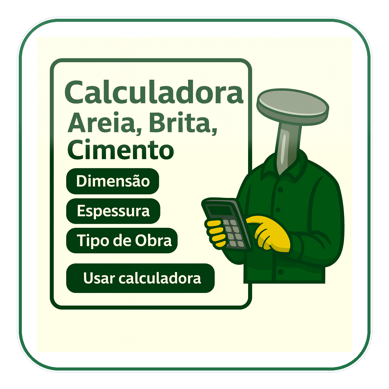 Calculadora de Materiais
